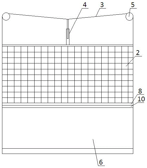 Stopping device for water getting in hydropower station