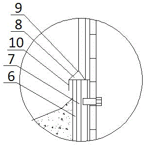 Stopping device for water getting in hydropower station