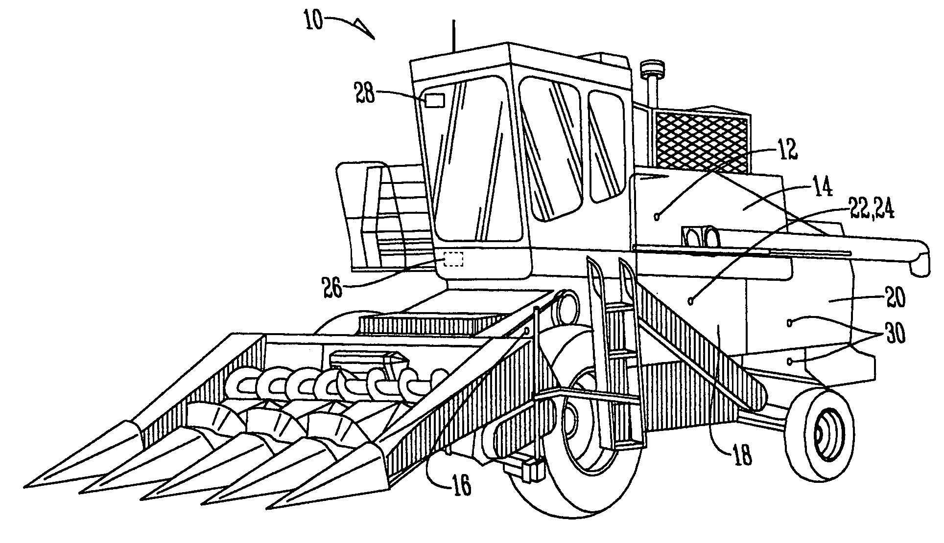 Apparatus and method for monitoring and controlling an agricultural harvesting machine to enhance the economic harvesting performance thereof