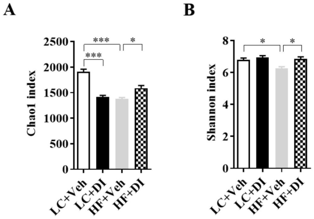 Application of dimethyl itaconate in preparation of medicine for preventing and/or treating obesity-induced intestinal micro ecological disorder