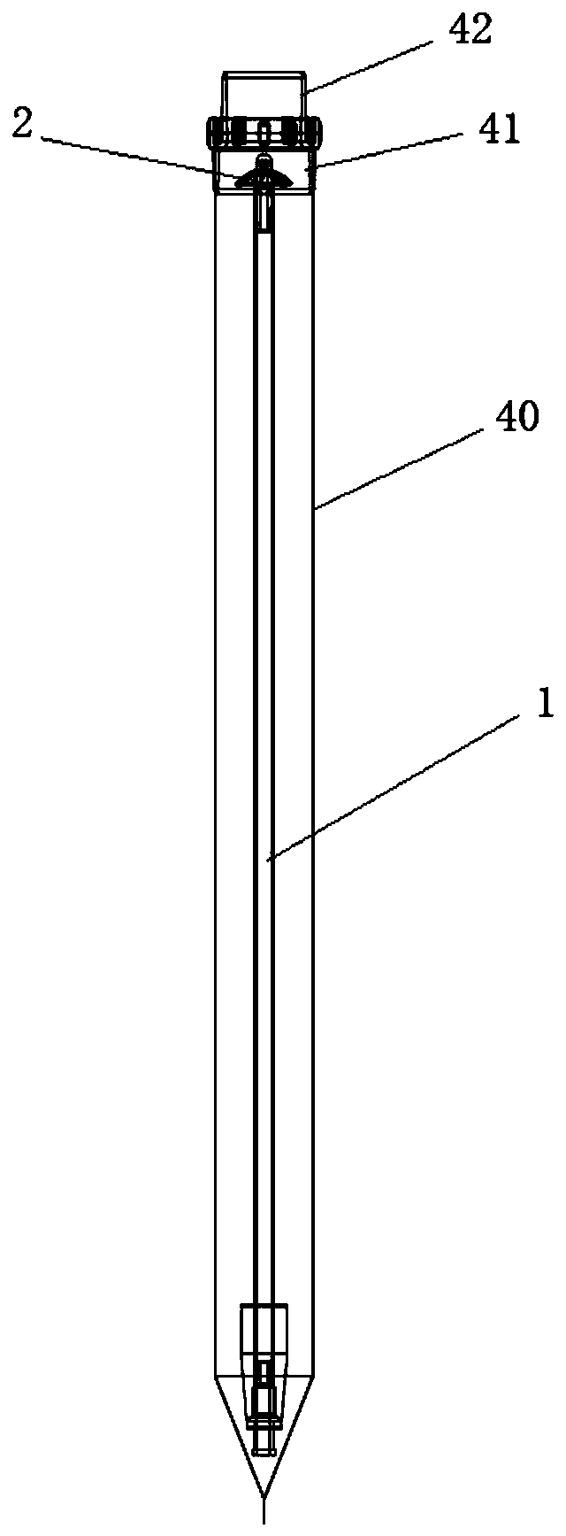 Excrement guide device for rectum