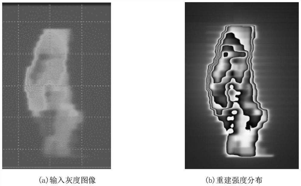 Radiation source intensity reconstruction method based on reverse particle transport