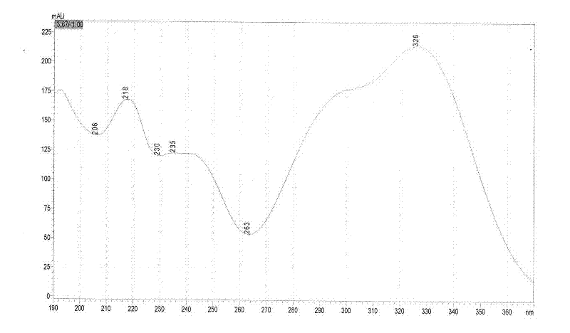 Quantitative determination method of chlorogenic acid and three kinds of isochlorogenic acid in lonicera flower medicinal material and preparation thereof