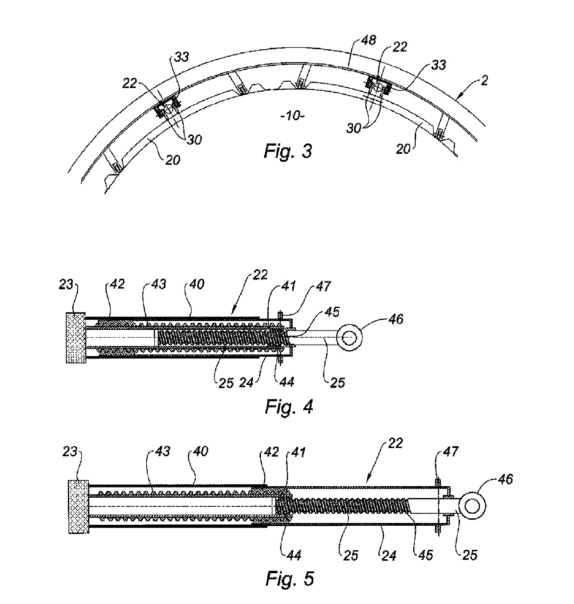 Thrust reverser for a dual-flow turbine engine nacelle