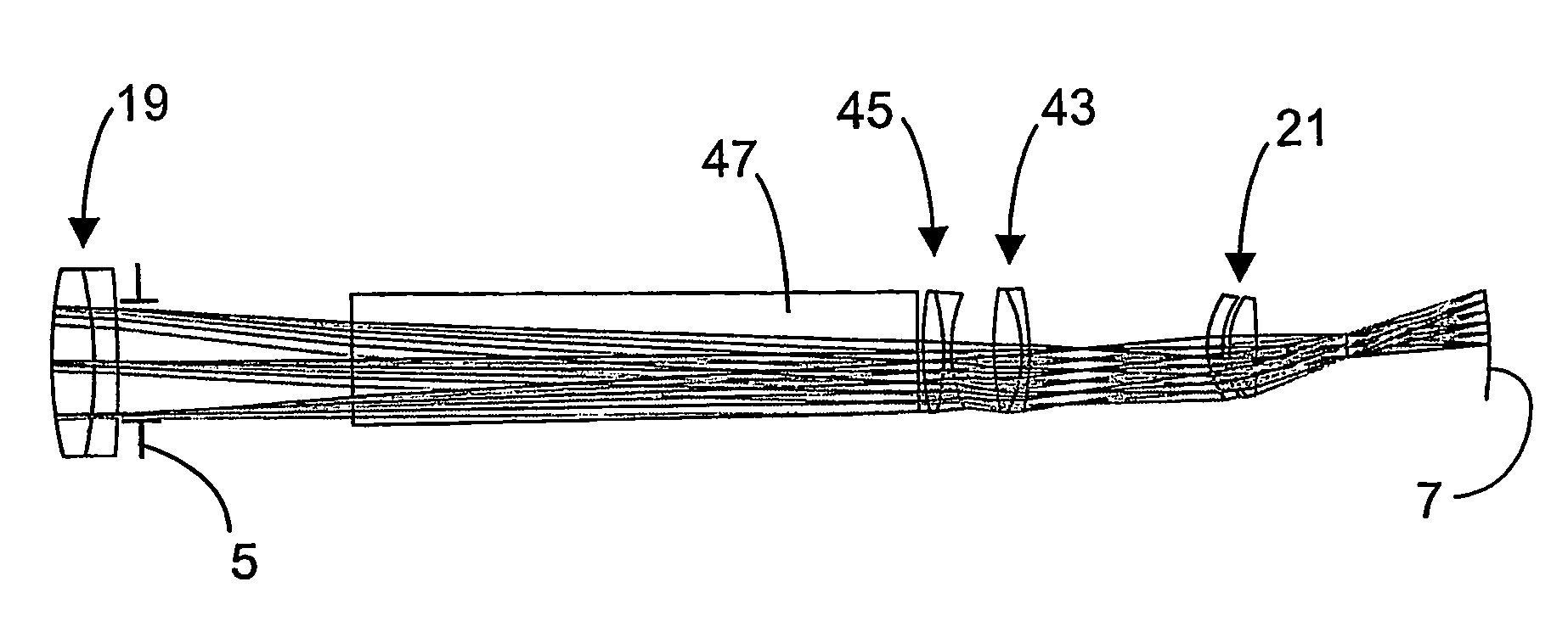 Dual power binocular with adjustable stop