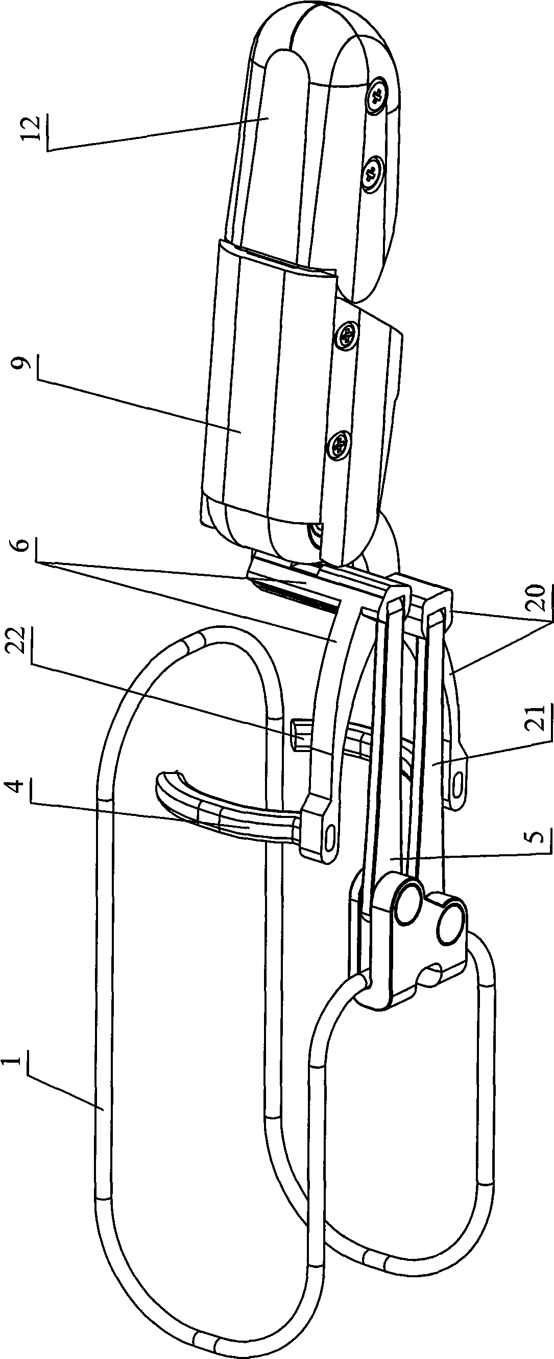 Passive driving type two-freedom degree artificial finger for disabled person