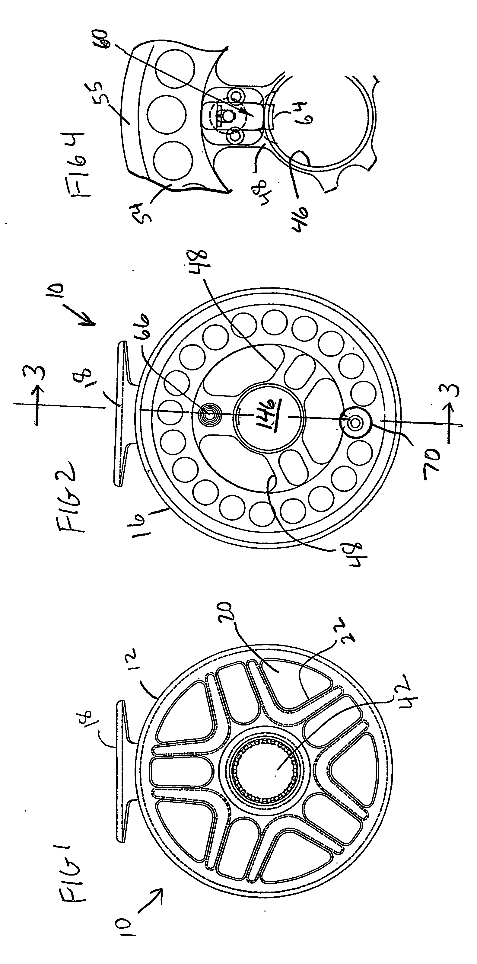 Modular fly fishing reel