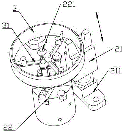 Onboard chuck assembly of plastic ring injection mold