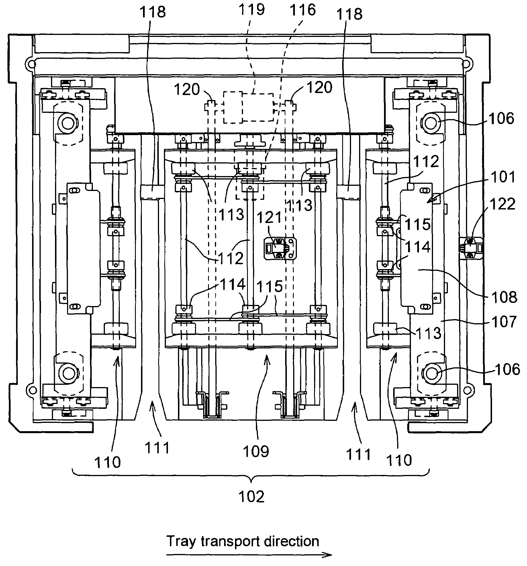 Medicine tray supply apparatus