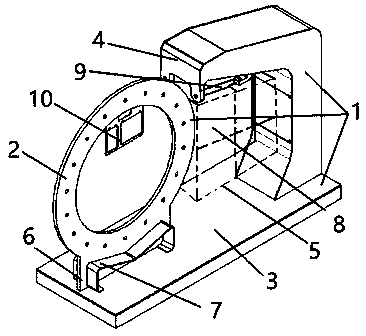 Braking unit for comprehensive training and teaching of railway locomotive and vehicle braking machine