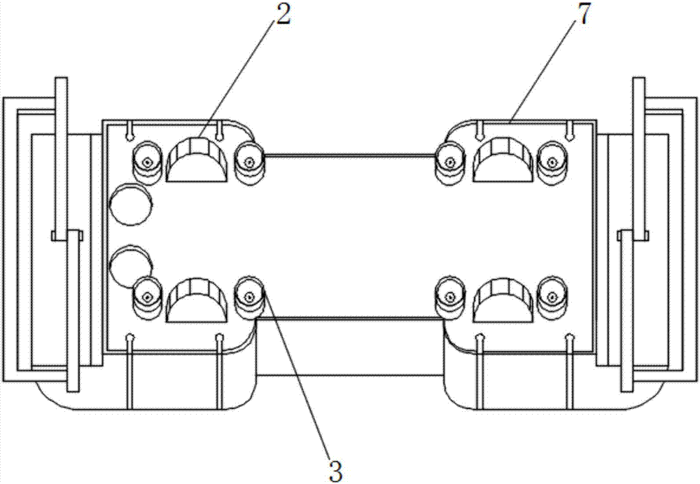 Curtain wall robot capable of walking stably and control method