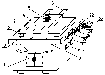 Pecan shell cracking and separating sorting device and application method thereof