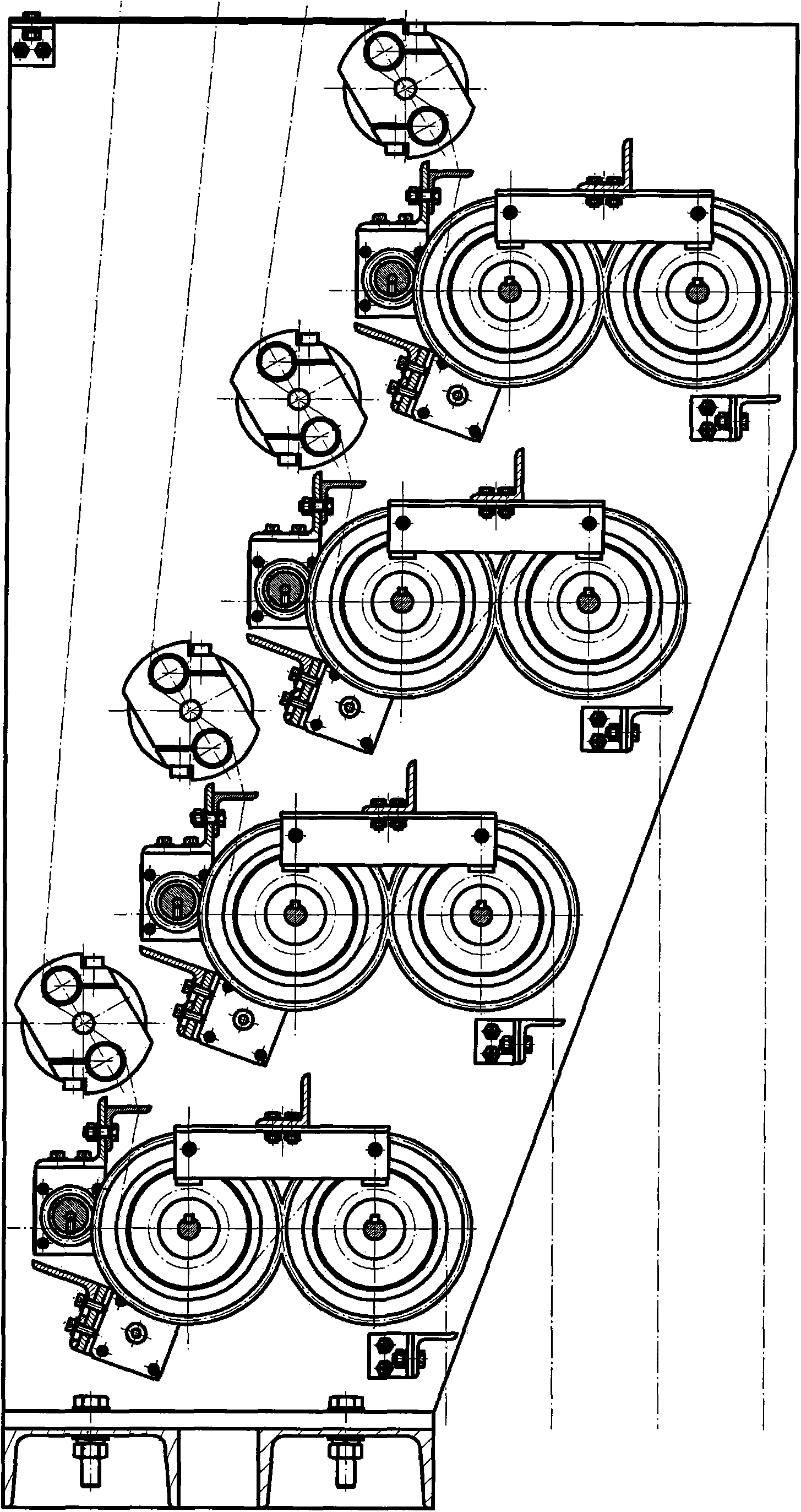 Jacquard mechanism of multifunctional tufted carpet weaving machine