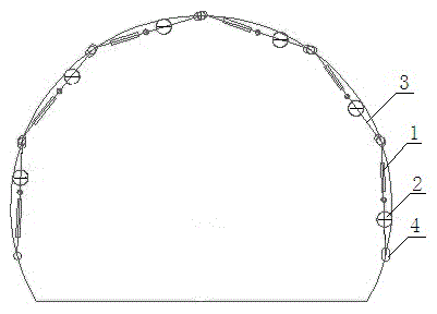 Method for monitoring convergence deformation of tunnels