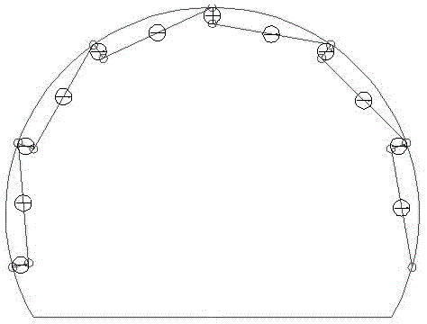 Method for monitoring convergence deformation of tunnels