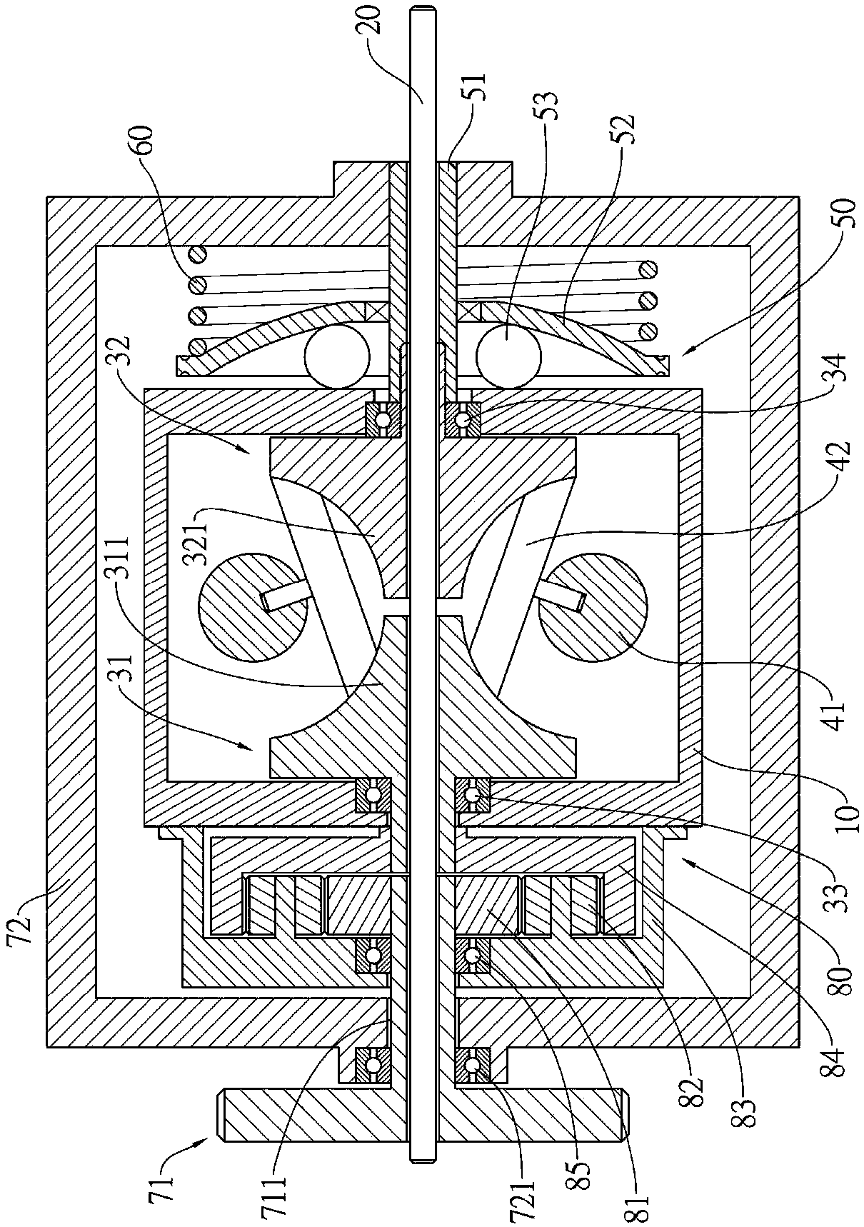 Stepless automatic speed change device for bicycle