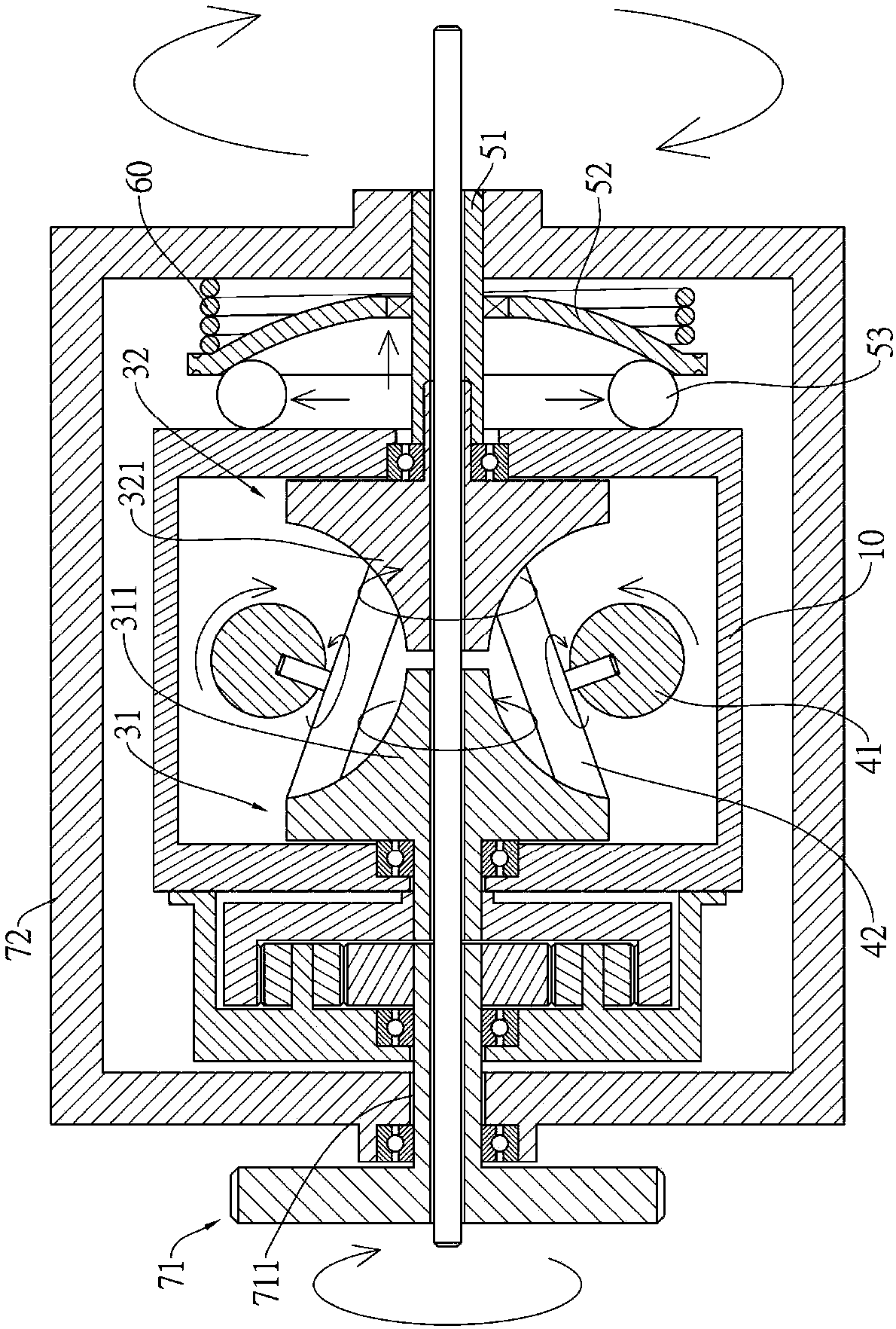 Stepless automatic speed change device for bicycle