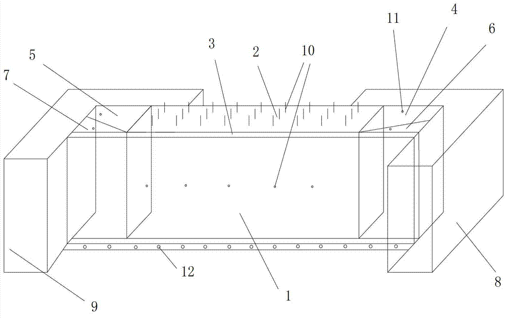 Test system for simulating pore-fissure double-medium seepage hydraulic characteristics