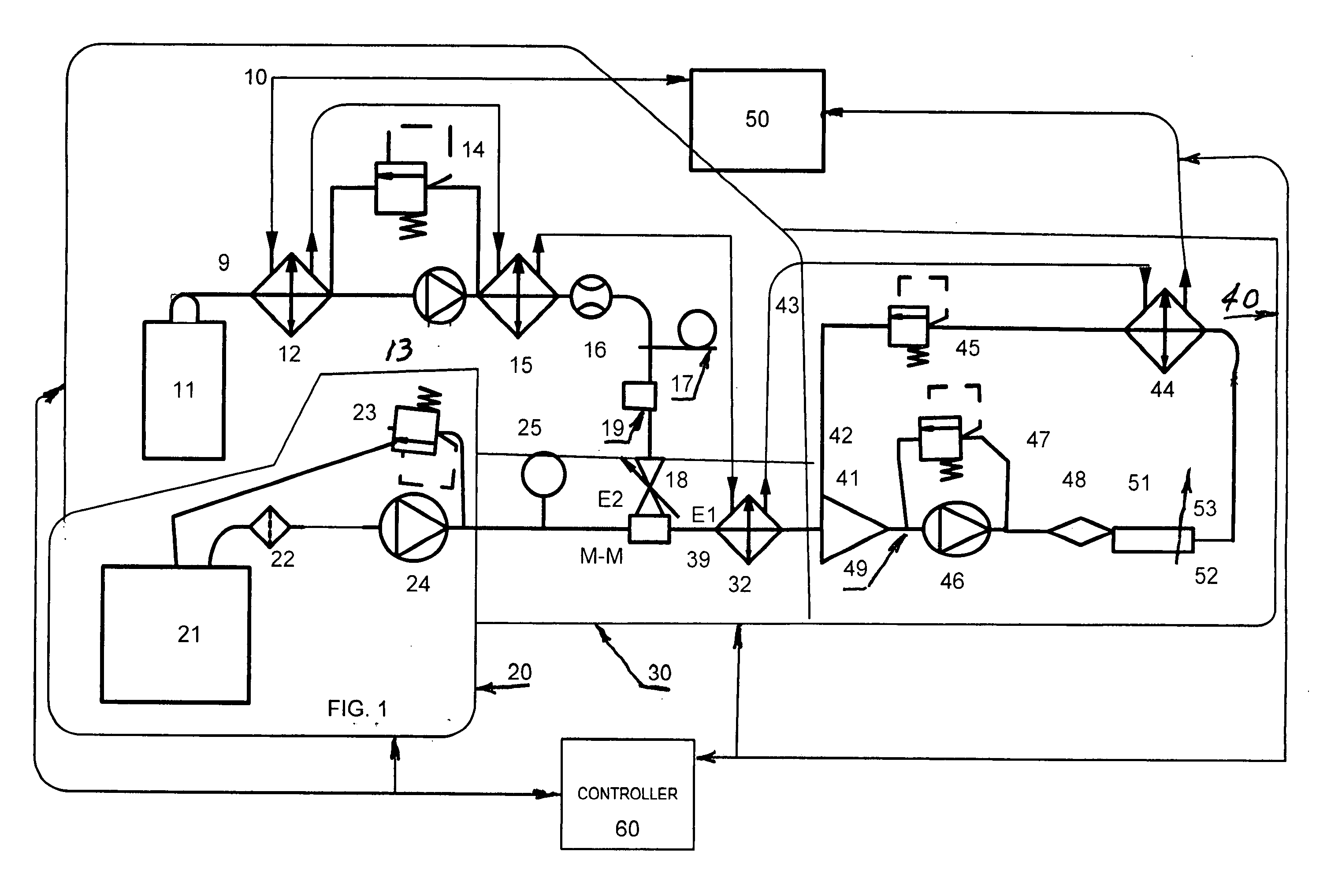 Fuel system and method for burning liquid ammonia in engines and boilers