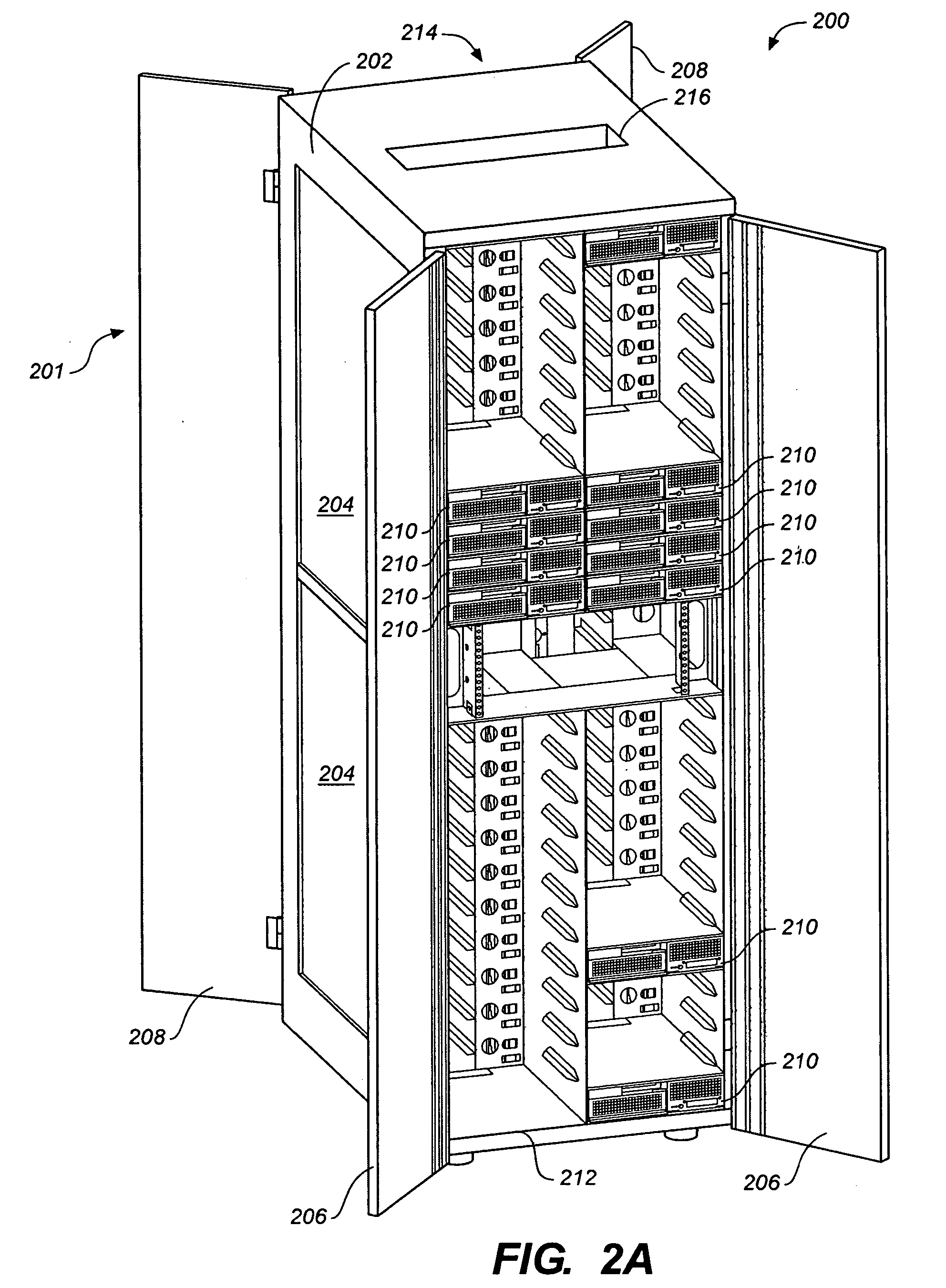 Rack mounted computer system