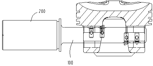 Efficient multifunctional tool for finish machining of piston