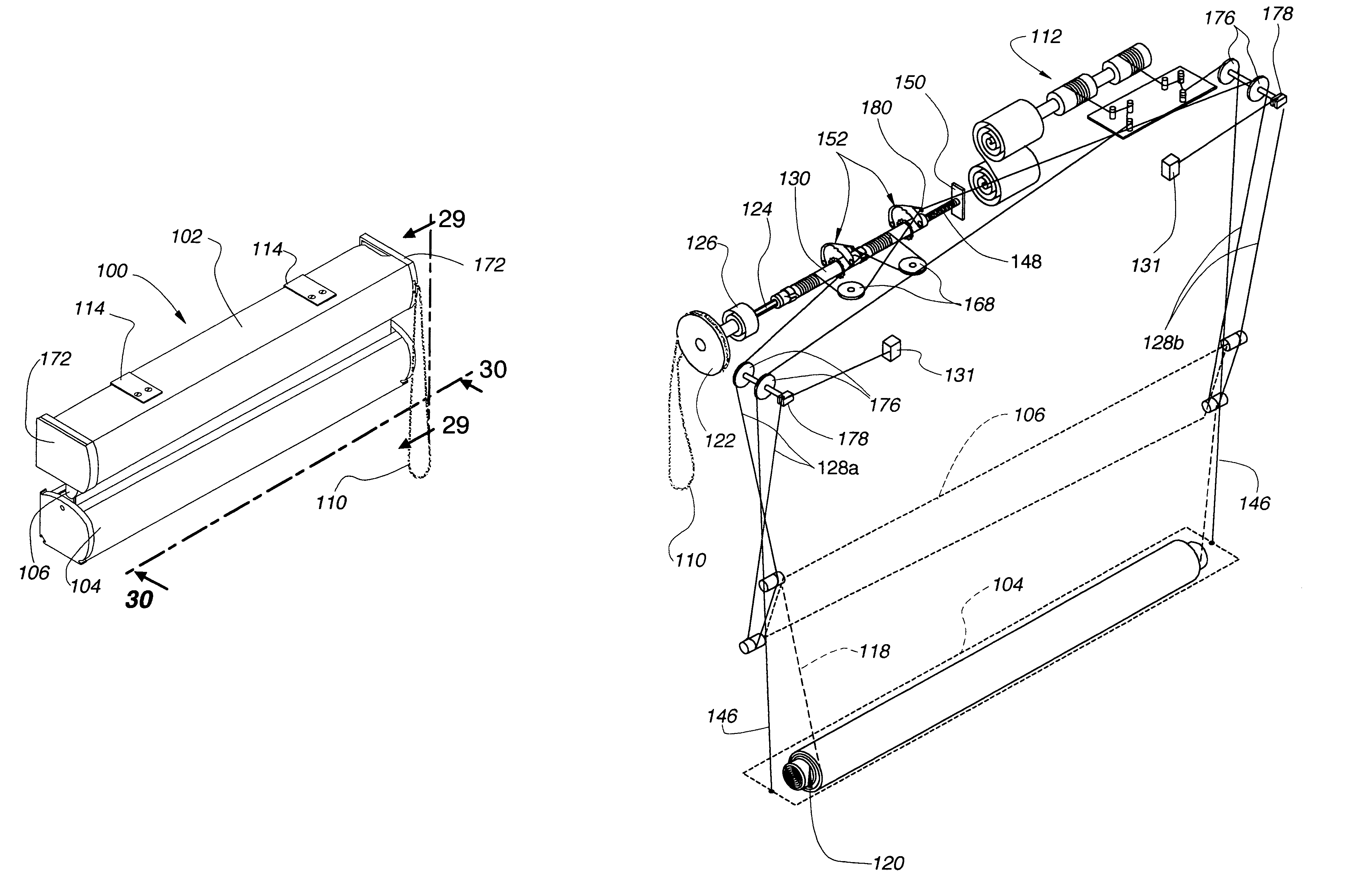 Bottom-up/top-down retractable cellular shade