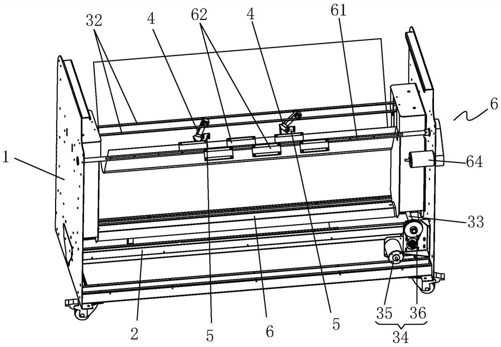 Circulating powder scattering device