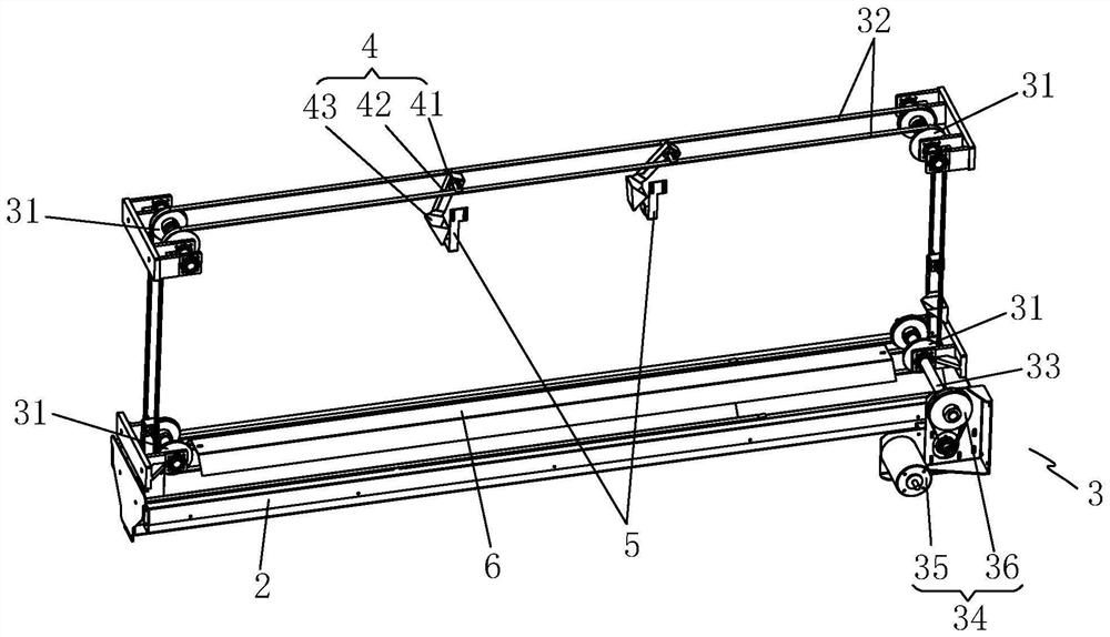 Circulating powder scattering device