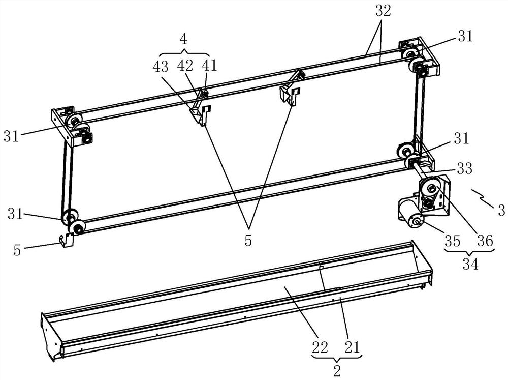 Circulating powder scattering device