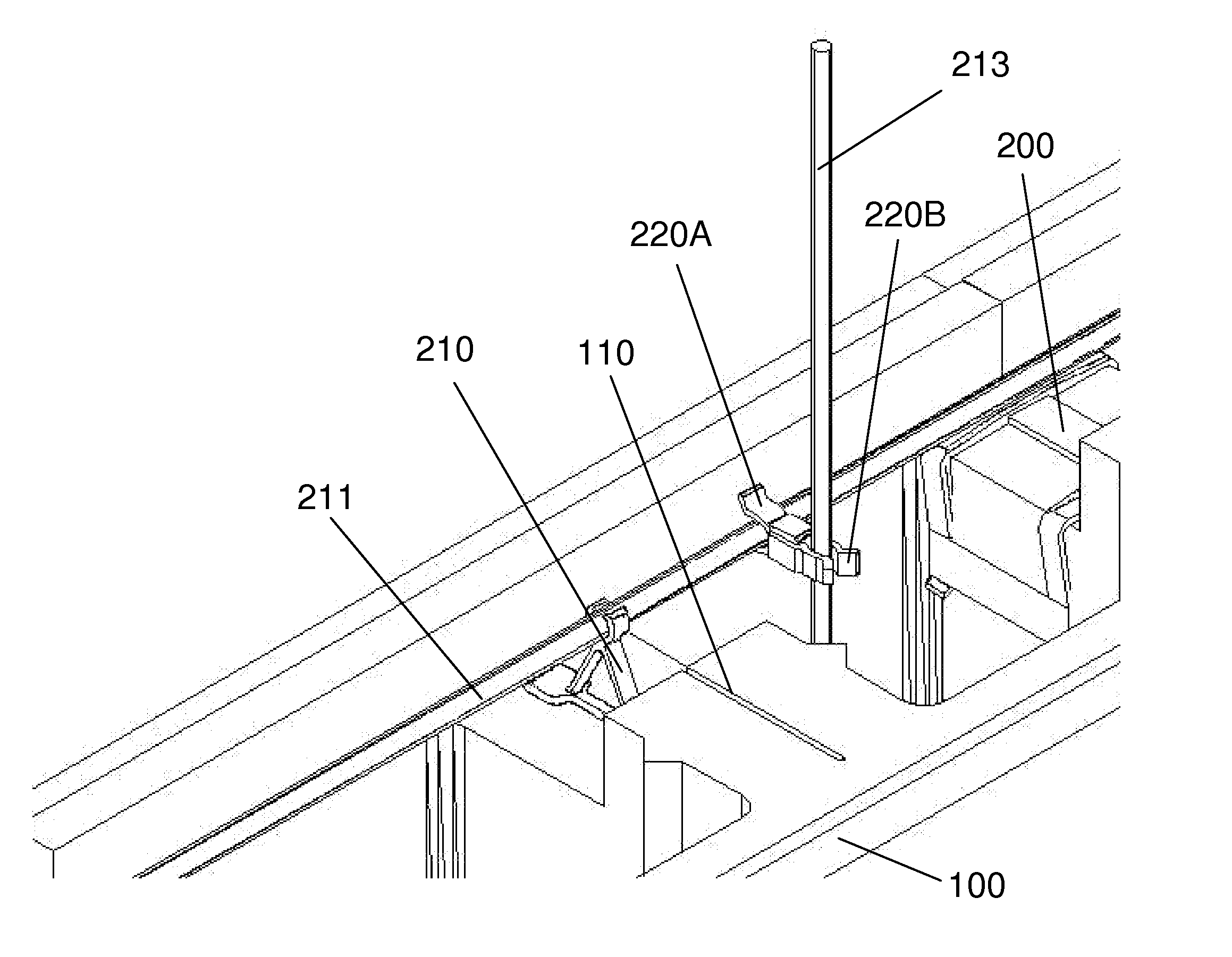 Simplified non-polystyrene permanent insulating concrete form building system