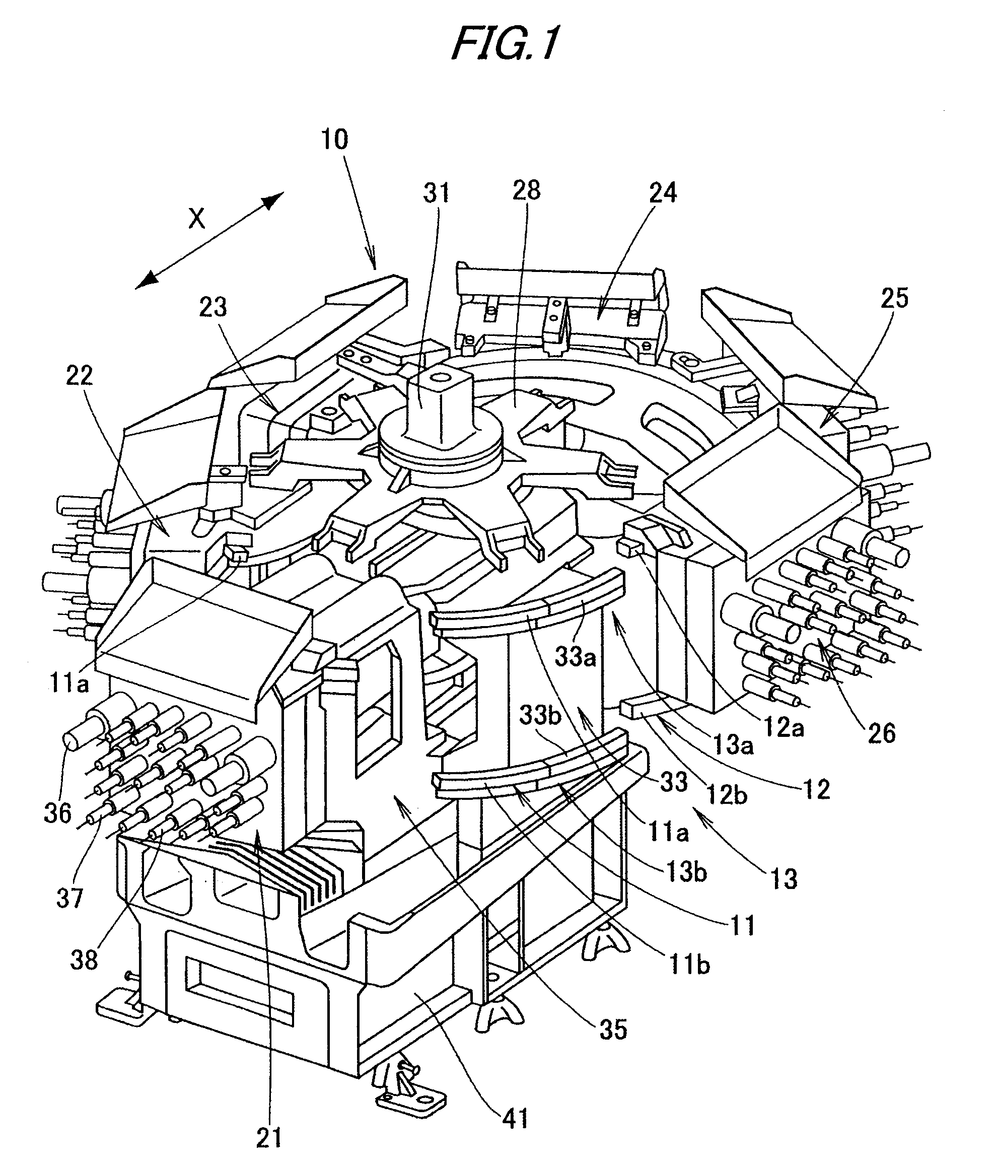 Multi-spindle head exchangeable machine tool