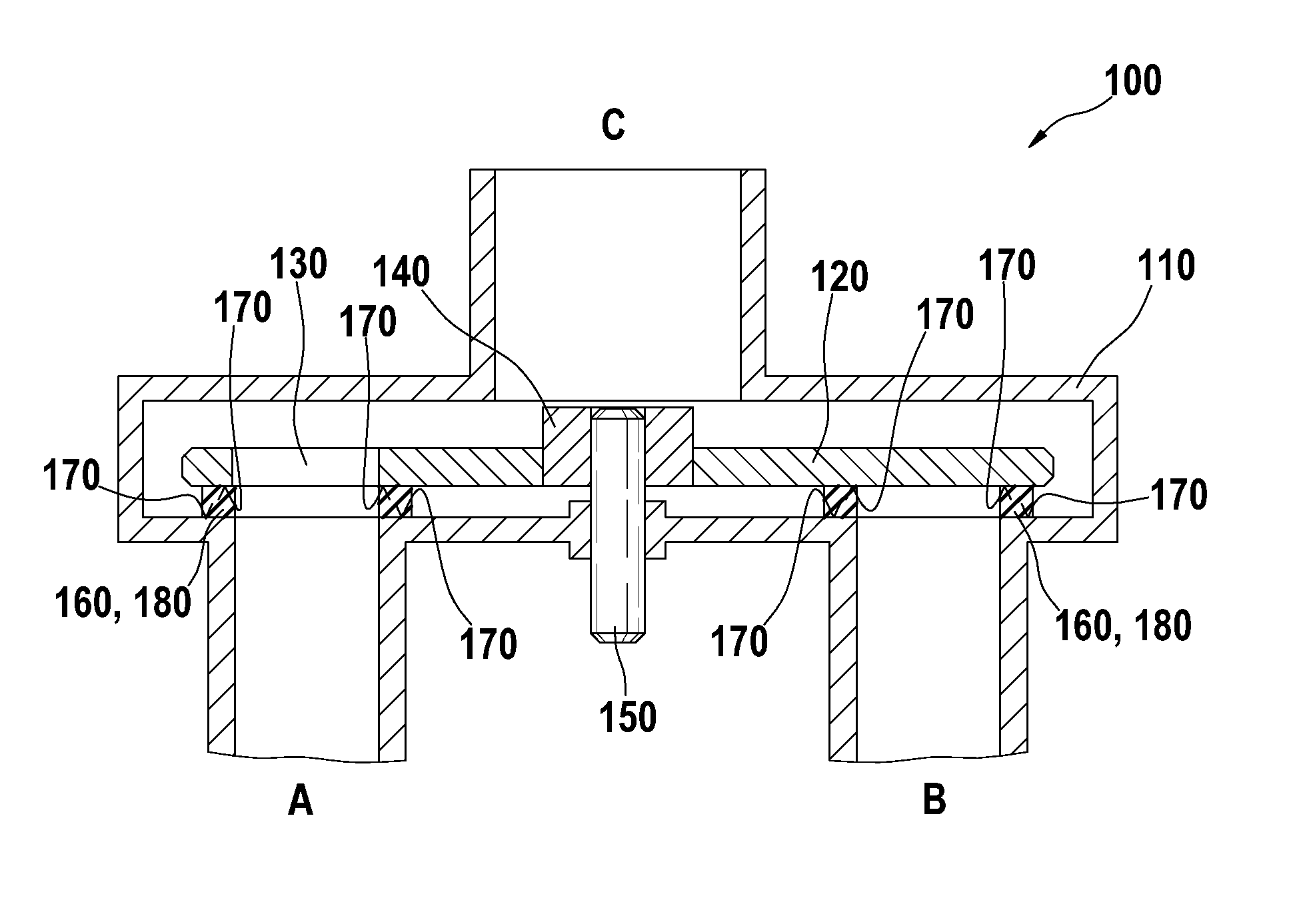 Spring-elastic axial seal