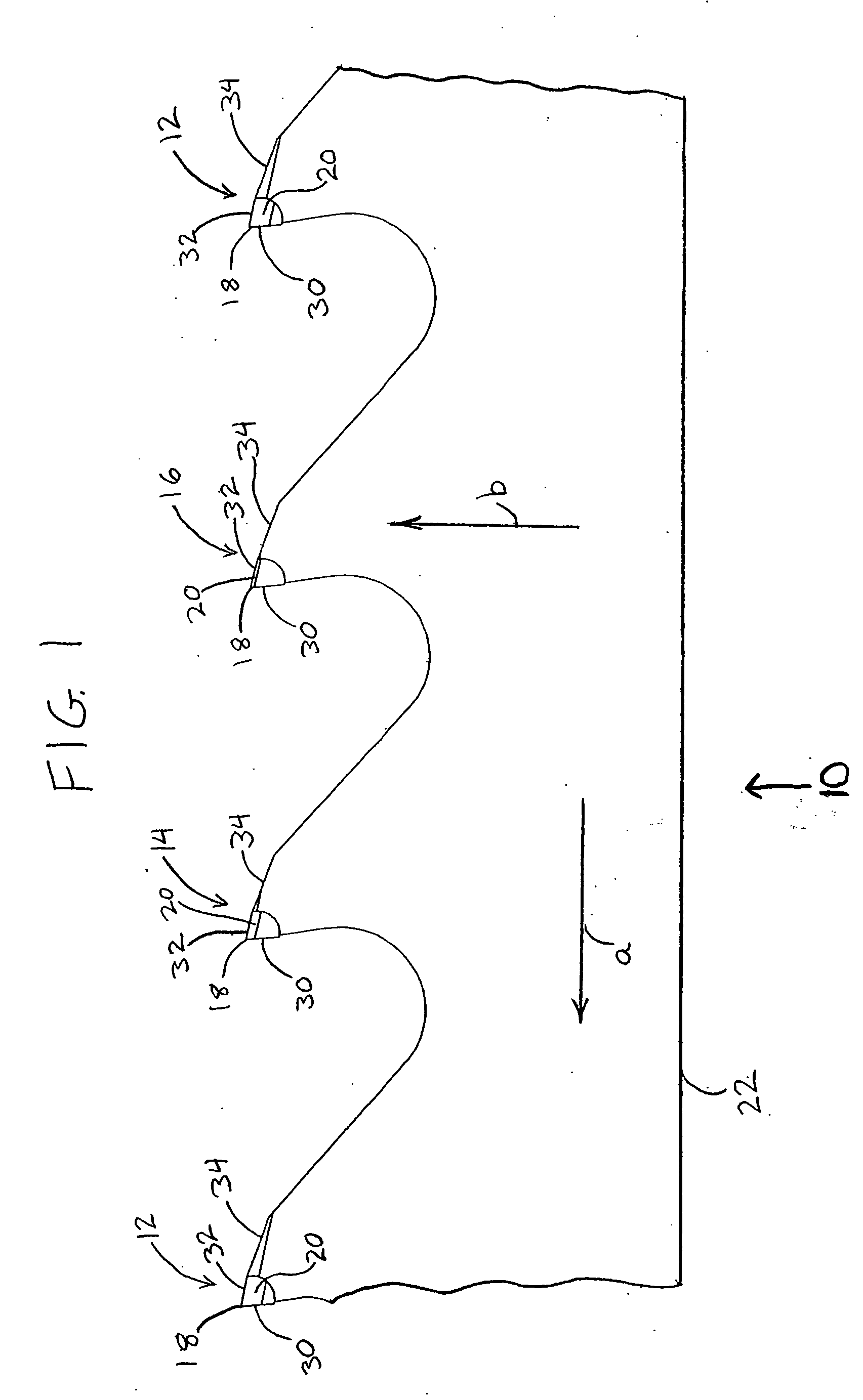 Multi-chip facet cutting saw blade and related method