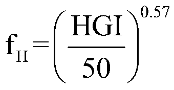 Method for calculating grinding output of MP-G type medium-speed coal mill