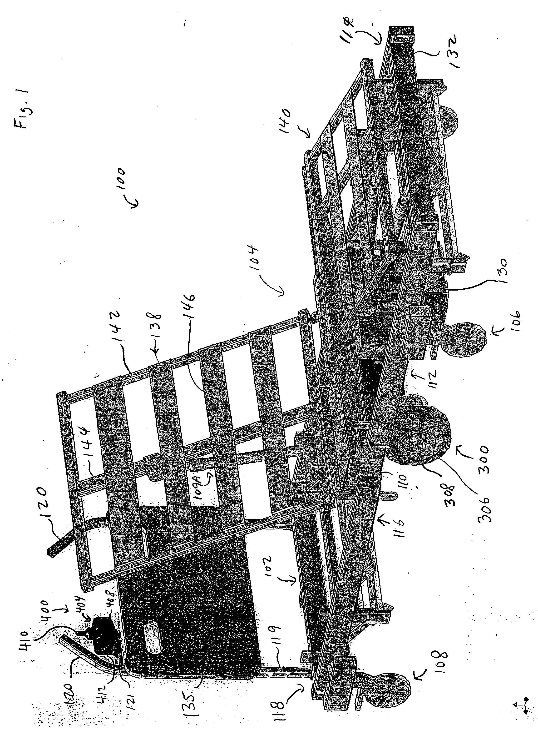 Bariatric transport with improved maneuverability