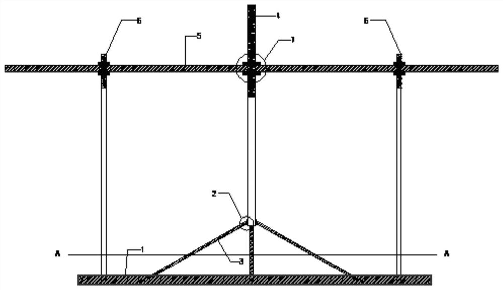 Pile foundation steel reinforcement cage anti-floating device and construction method of cast-in-place pile