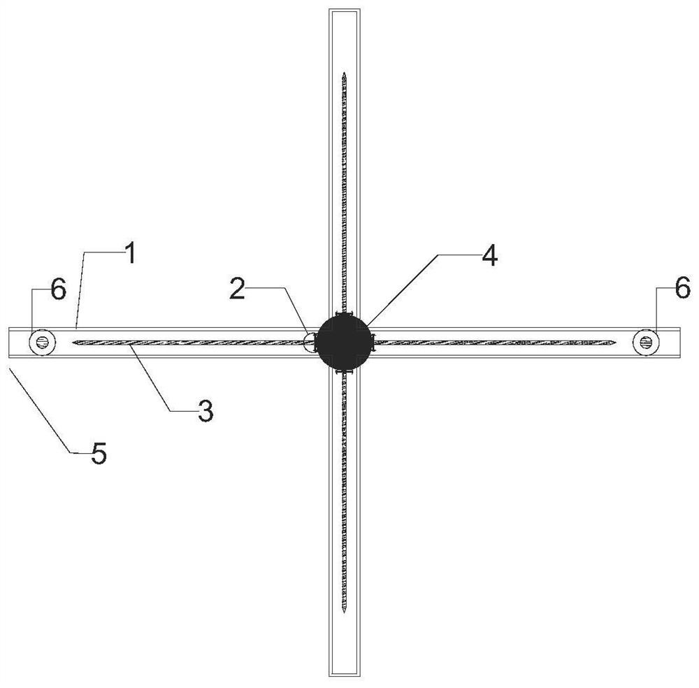 Pile foundation steel reinforcement cage anti-floating device and construction method of cast-in-place pile