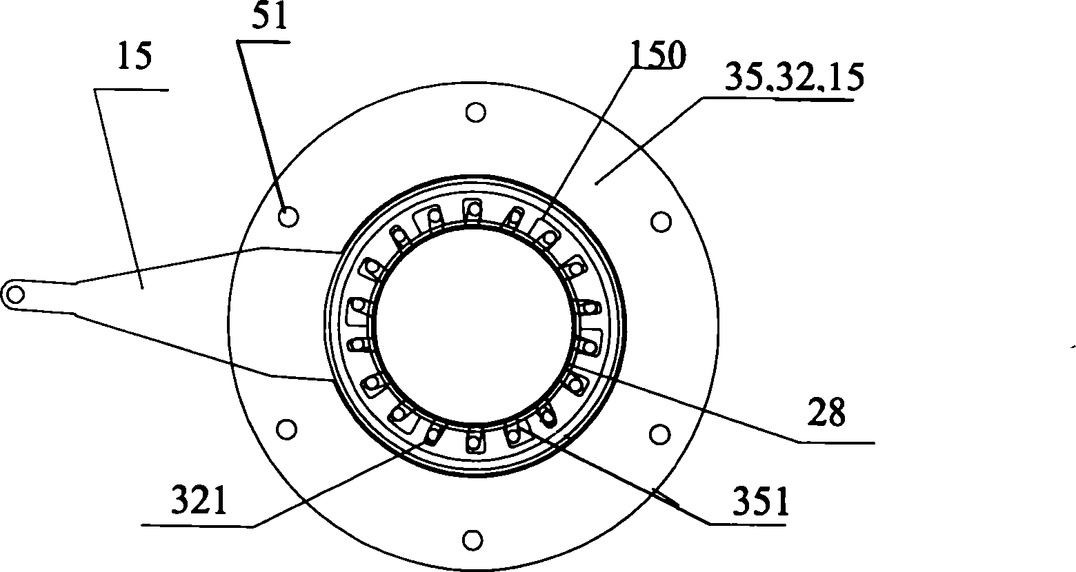 Method for mixing solid powder and liquid and axial flow type mixer therefor