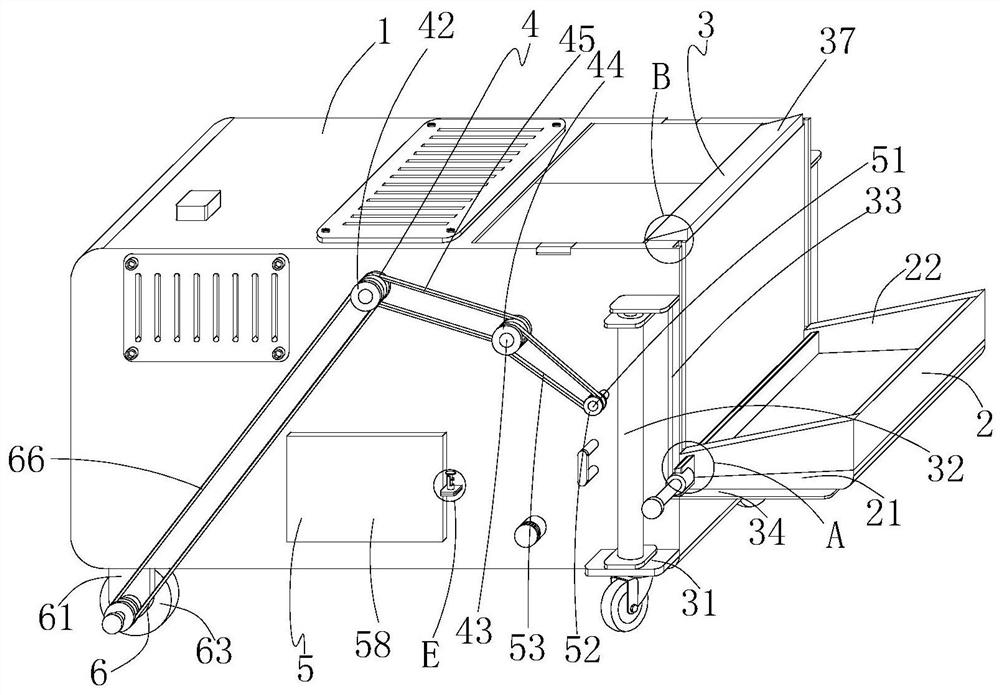 Construction waste crushing and screening integrated processing system