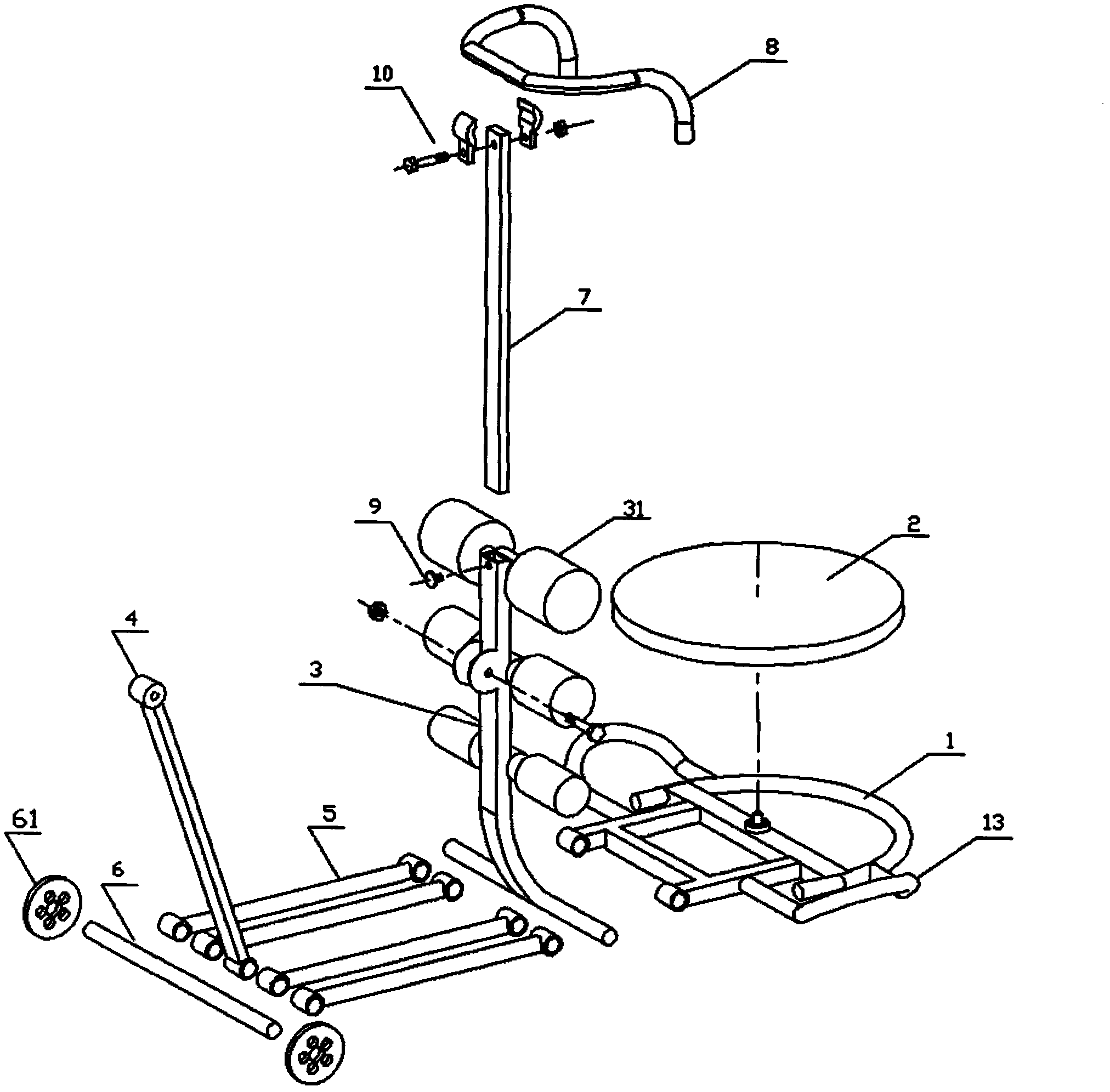 Multifunctional fitness equipment