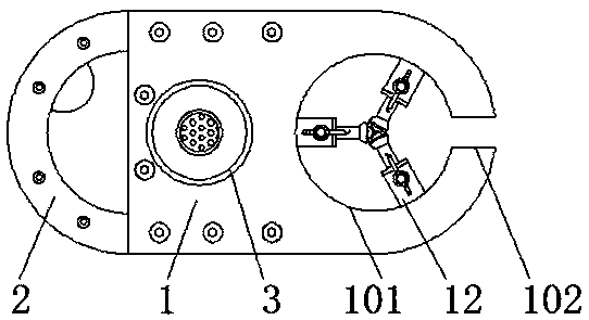 Rapid twisting device of cable joint for small electric power engineering construction