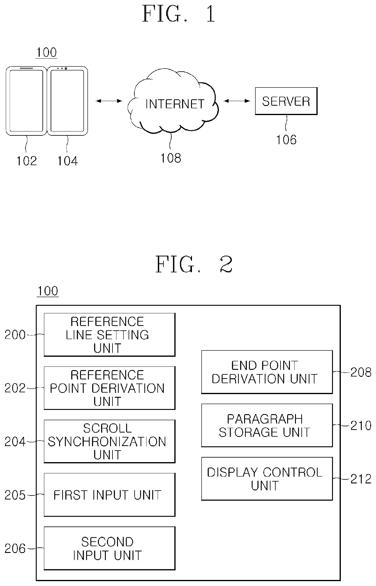 Automatic scroll control method for synchronizing positions of original text and translation, computer program and terminal device