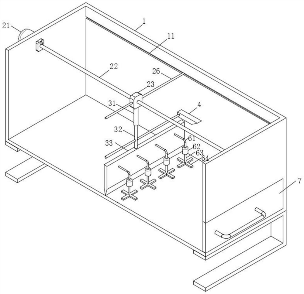 Sludge cleaning device for hydraulic engineering construction