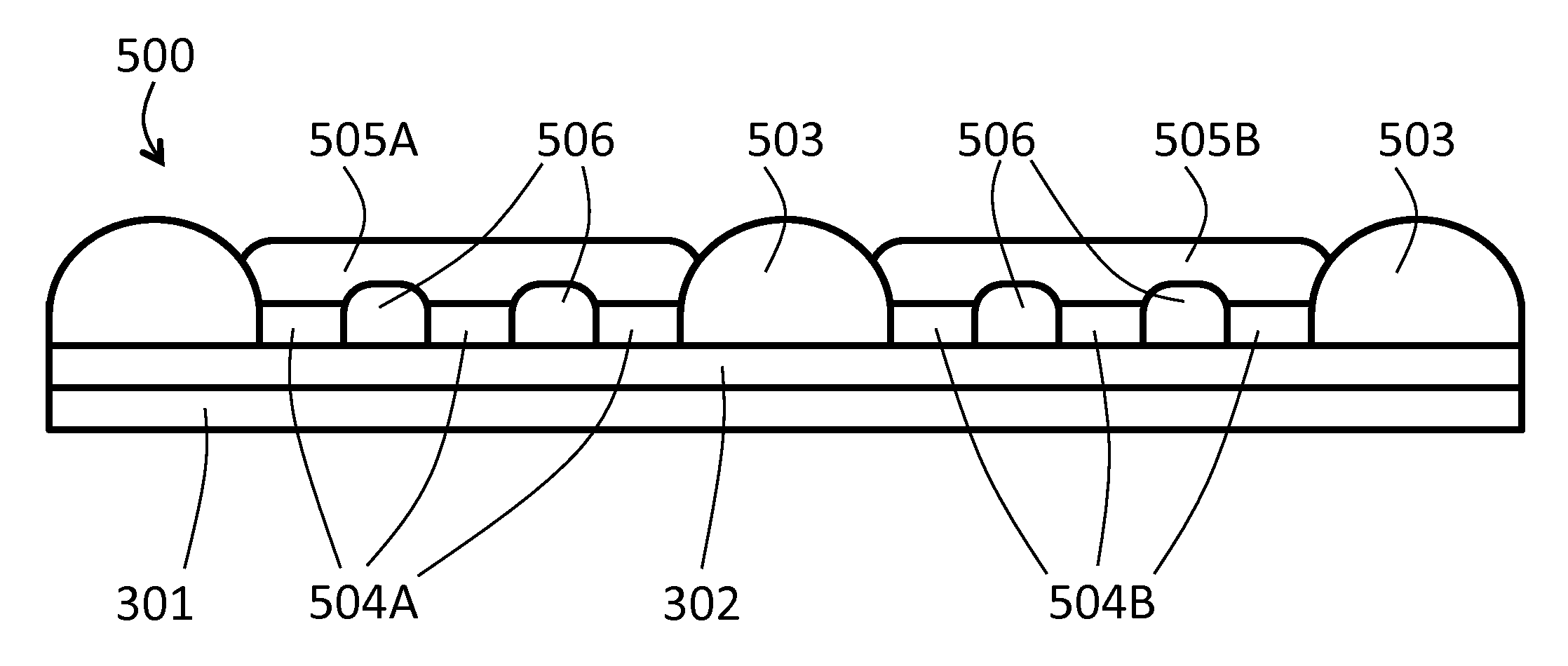 Local seal for encapsulation of electro-optical element on a flexible substrate