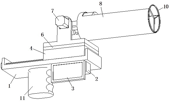 Silage density measuring device