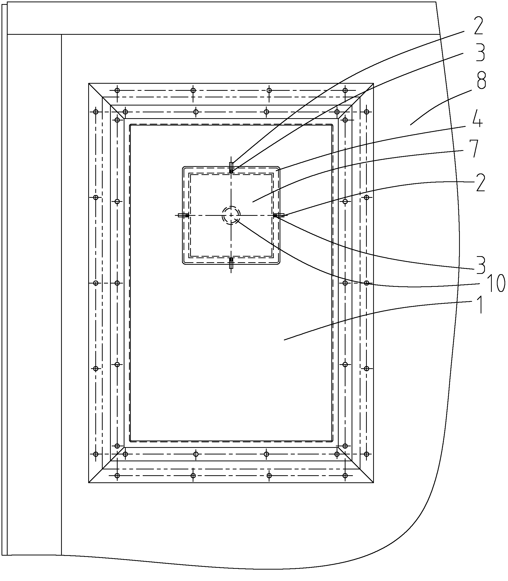 Drainage device of escalator or moving pavement