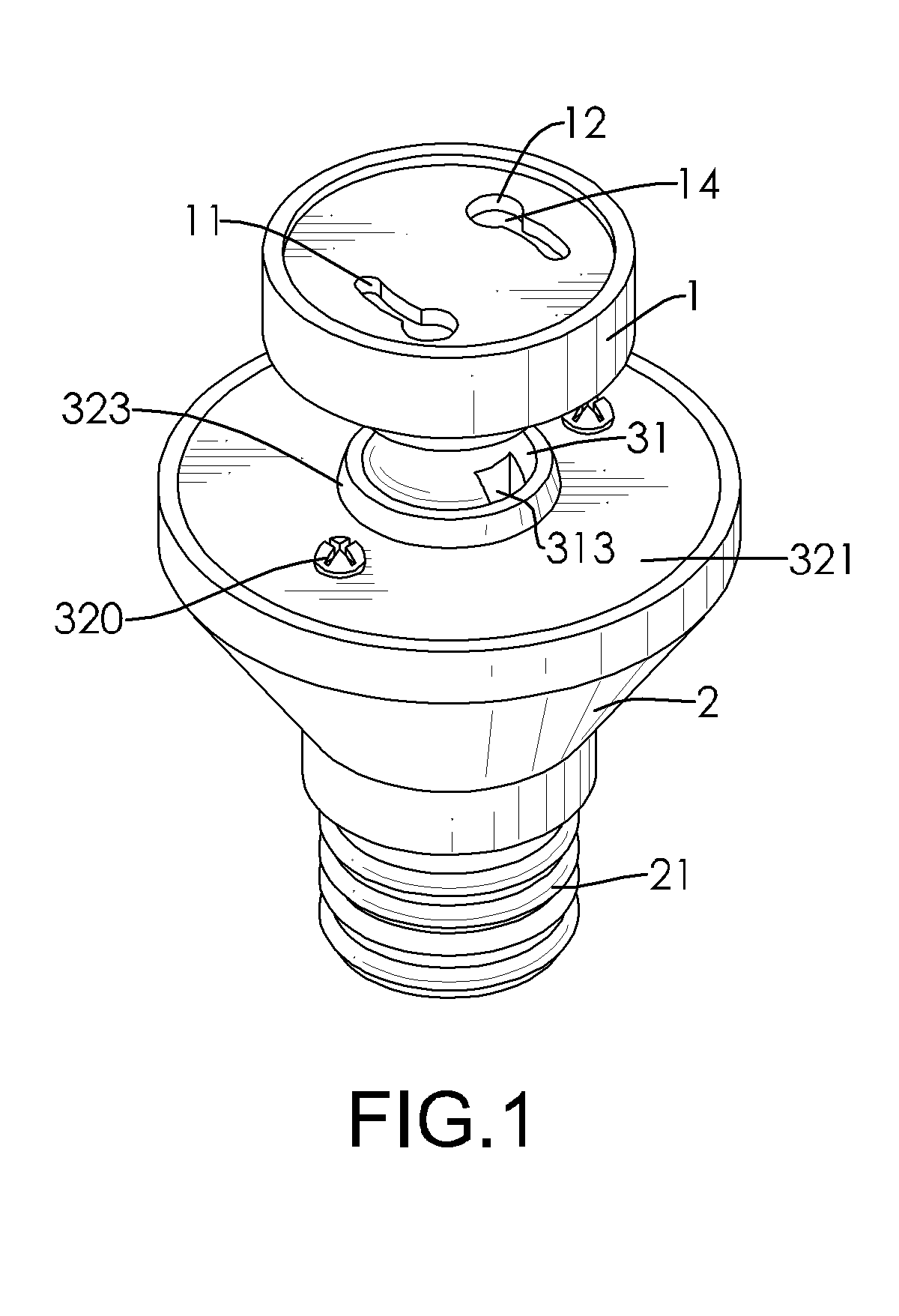 Light bulb socket adapter