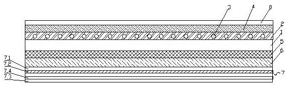 Windproof anti-static fabric with breathable textile layer