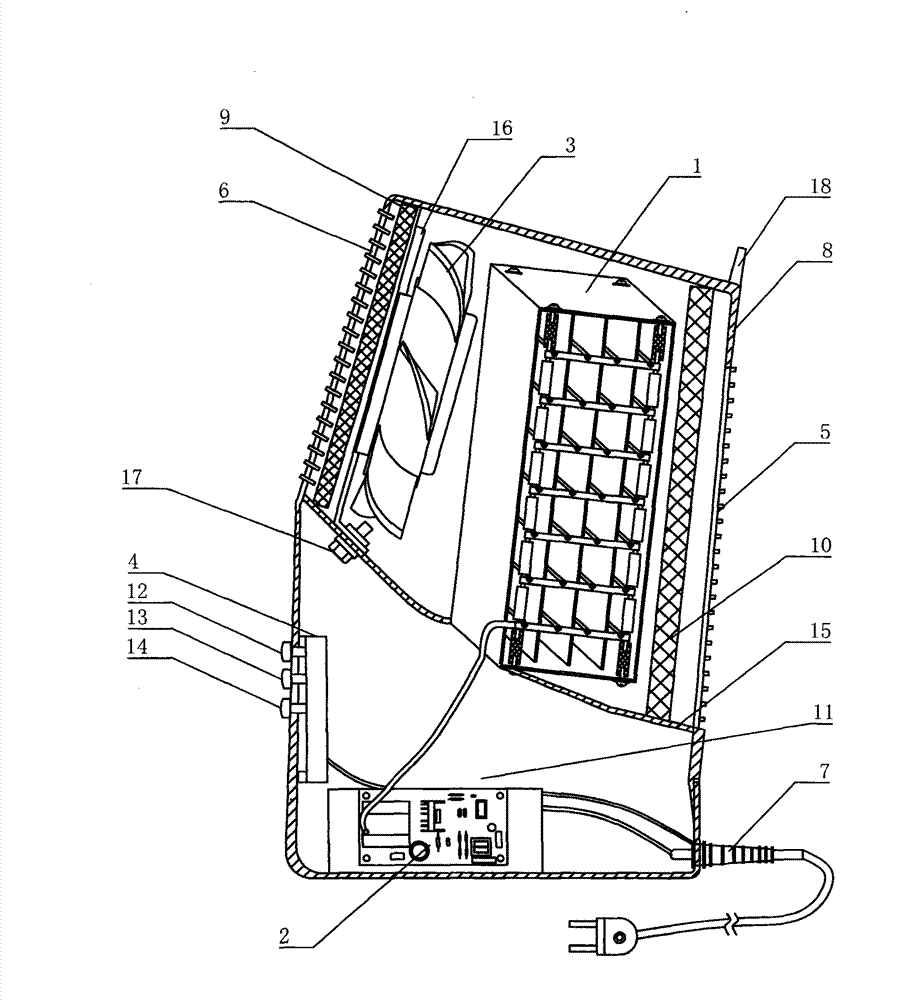 Submarine low temperature plasma air sterilization purifier