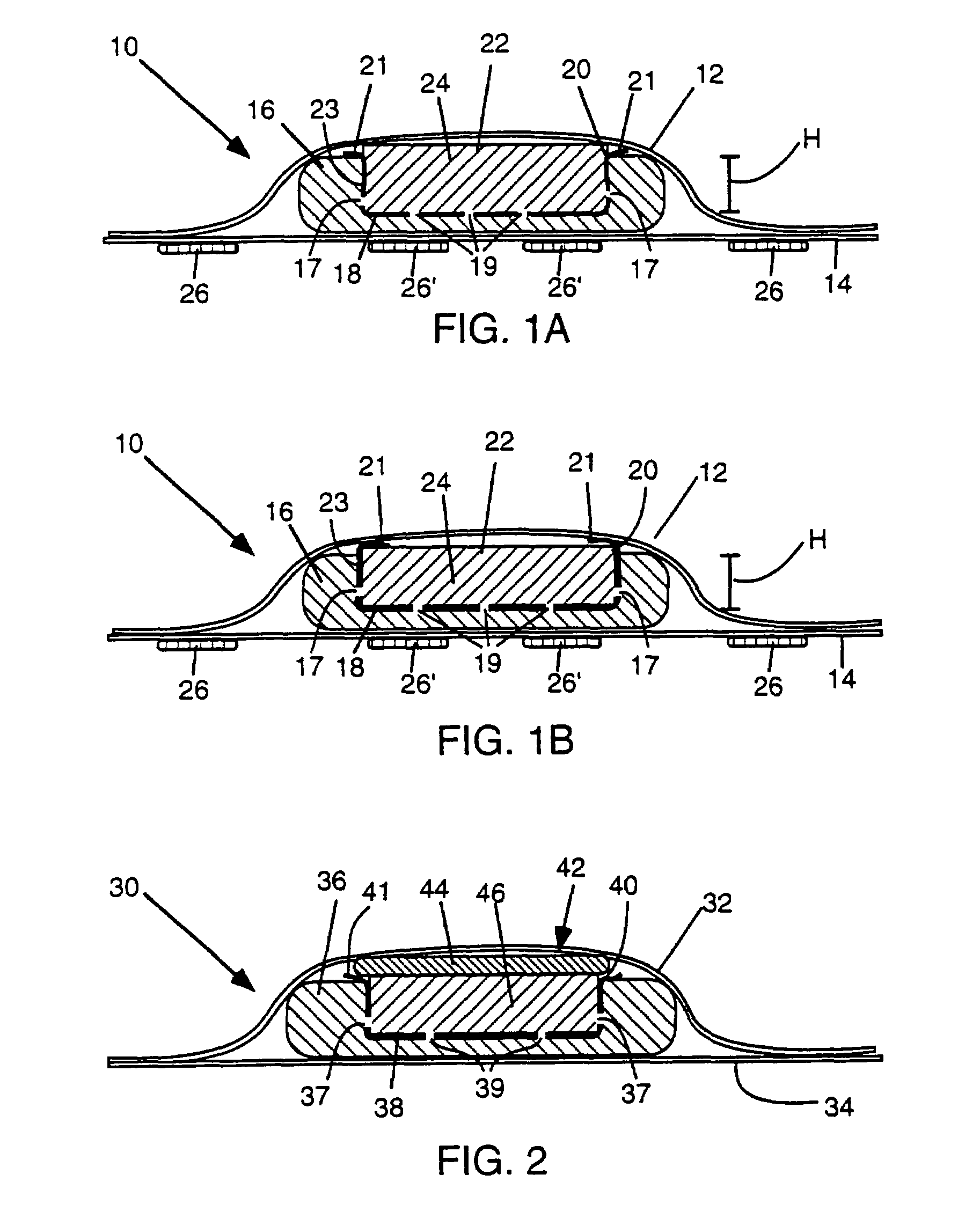 Absorbent article with center fill performance